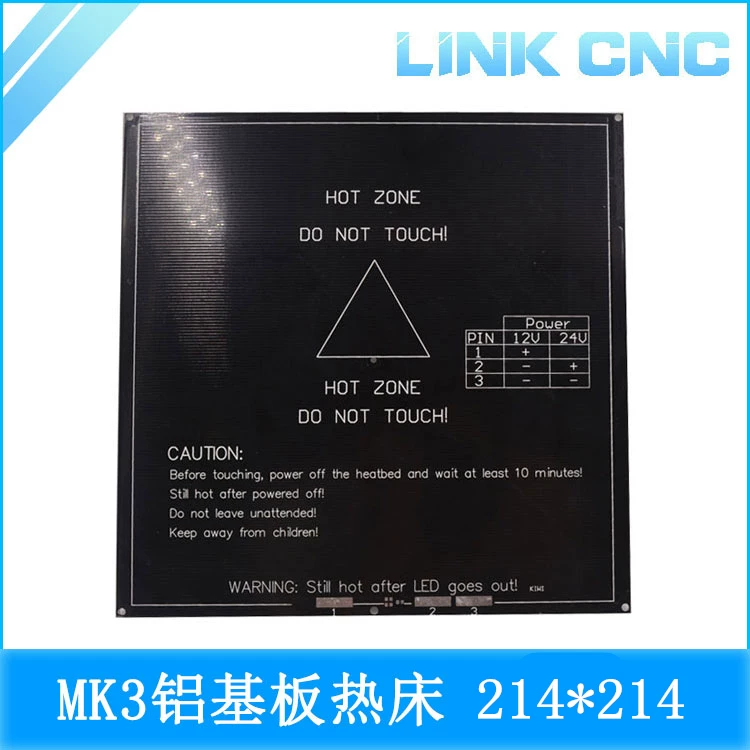 MK3 Aluminum Heated Bed Plate