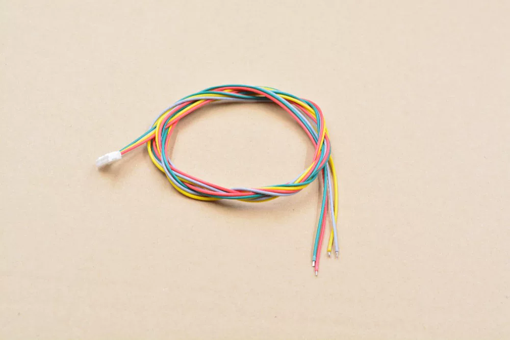 Stepper Motor Cable, 4-Wire with Connector, 1m
