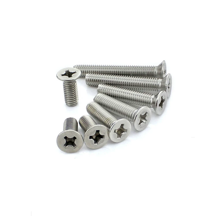 304 Stainless Phillips Countersunk Screw GB819