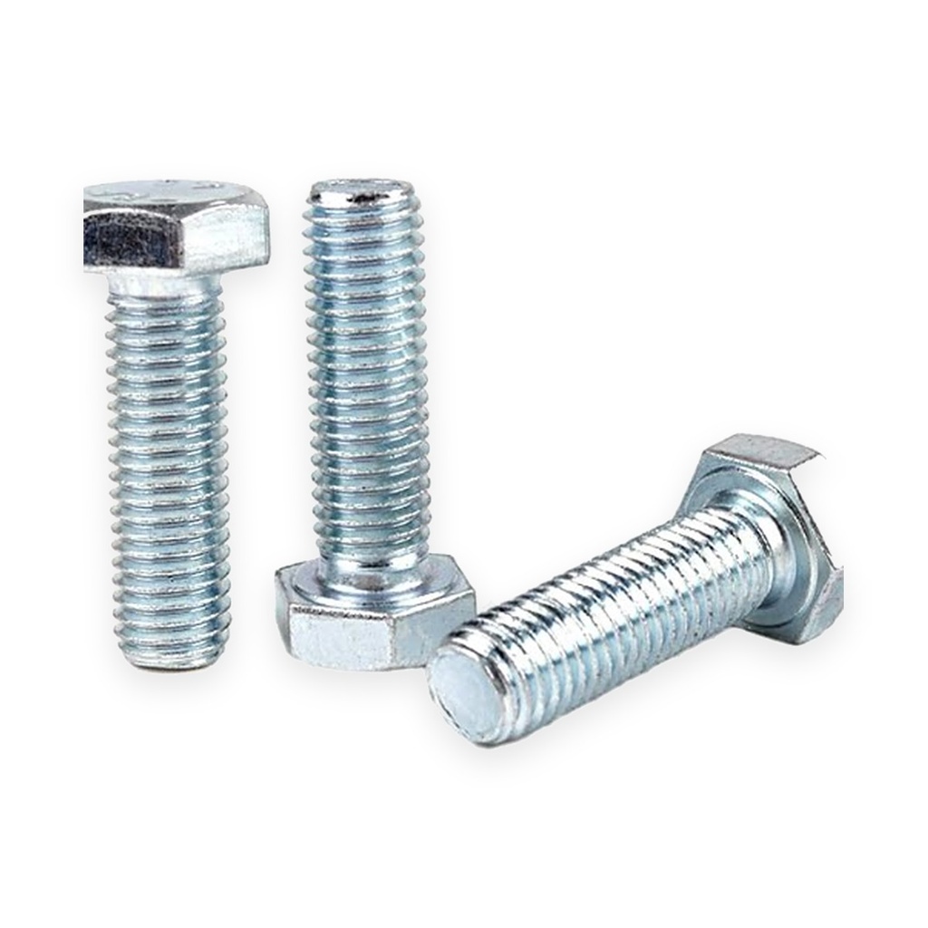 Zinc Carbon Steel Hex Bolt M6