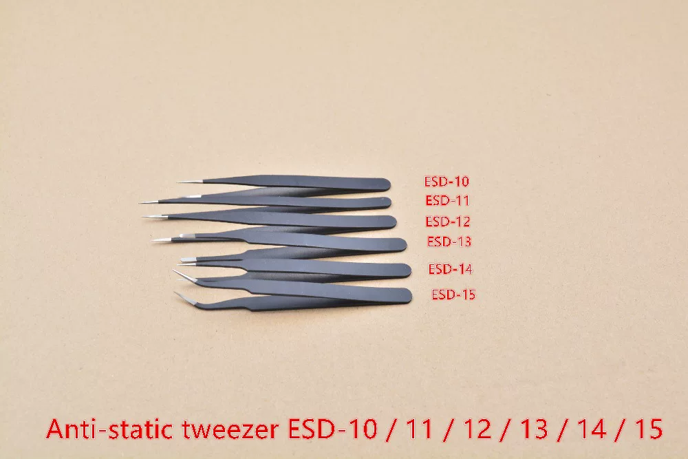 Anti-Static Pointed Tweezers ESD-10