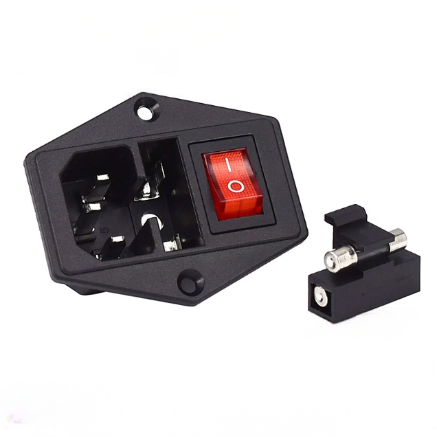 Power Inlet Socket (with switch & fuse)