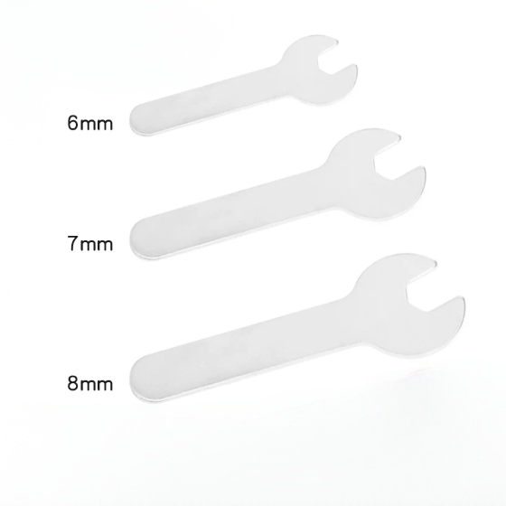 E3D / MK8 Nozzle Open-End Wrench