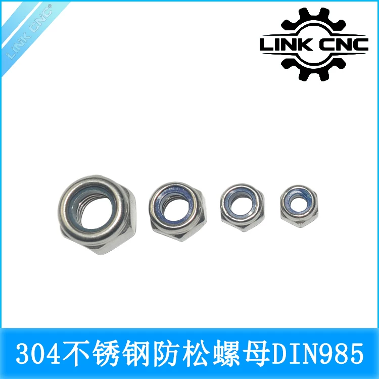 304 Stainless Nylon Lock Nut DIN985