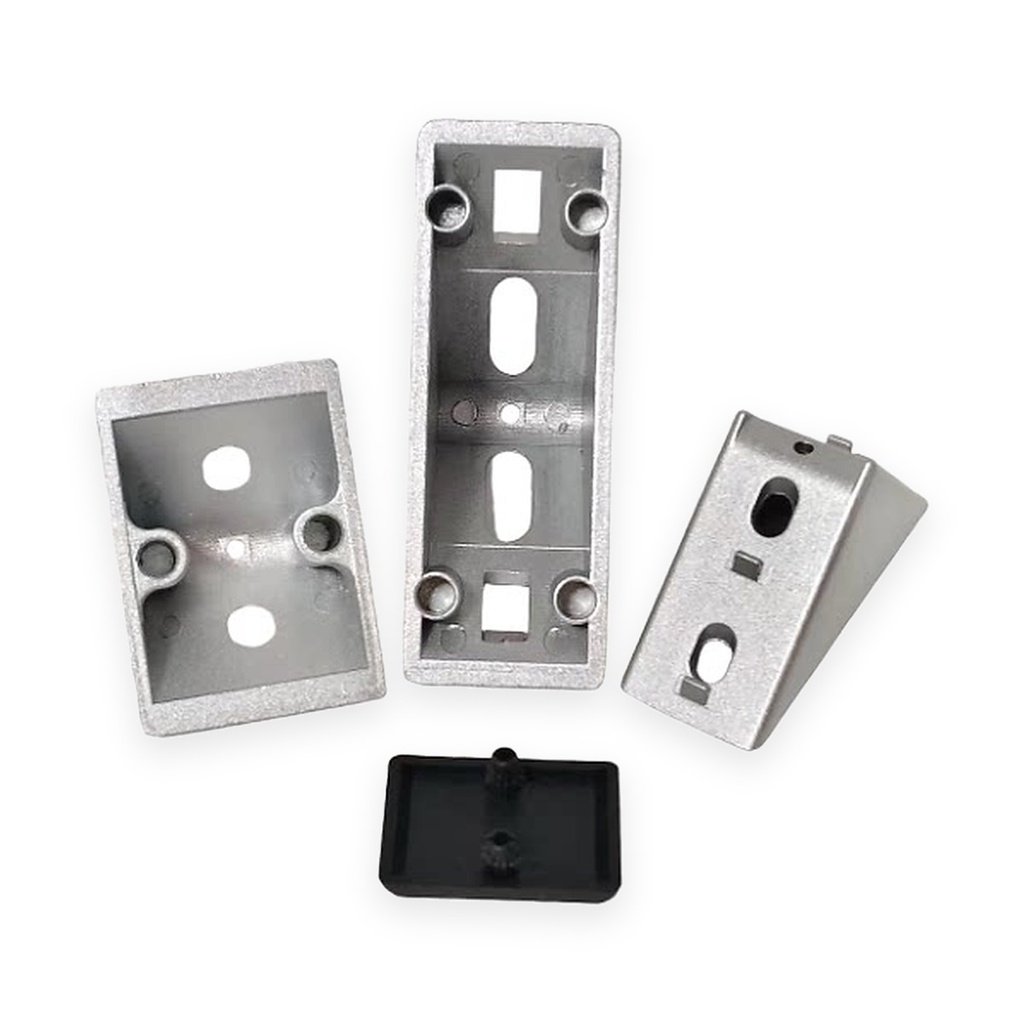 Zinc Die-Cast Corner Bracket (with cover)