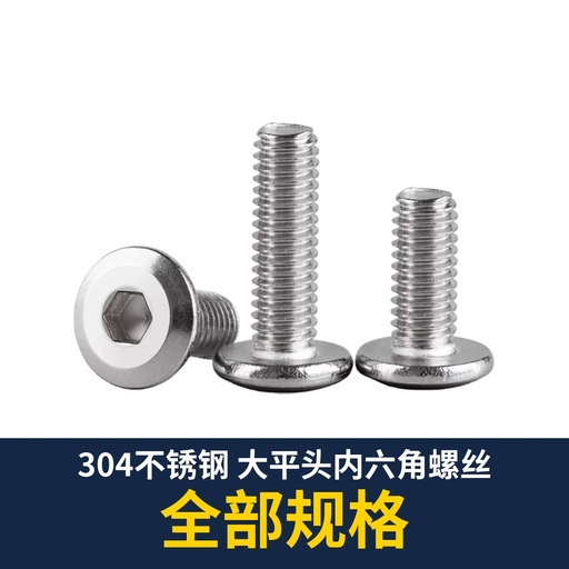 304 Stainless Wafer Head Socket Screw (Ultra-thin / Chamfered)