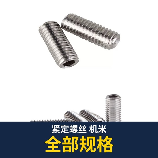 Socket Set Screw (DIN916 / DIN913 / DIN914; Steel / 304 / Nylon)