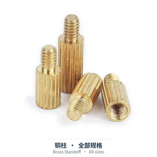 铜柱（六角单头 / 圆形滚花单通）