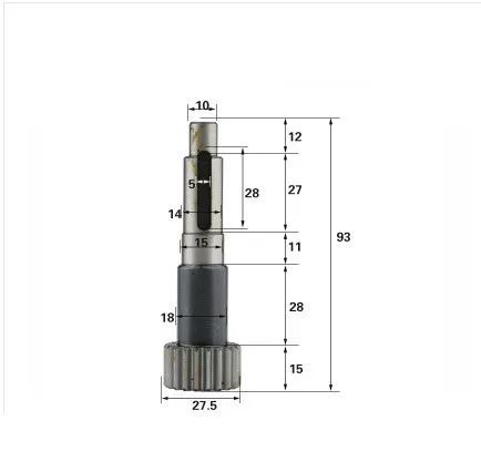 CNC Helical Pinion Shaft for Gearbox
