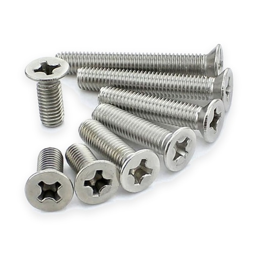 304 Stainless Phillips Countersunk Screw GB819