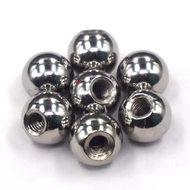 [RL-027] 304 Stainless Drilled & Tapped Ball