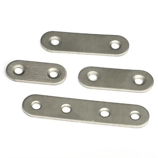 [AL-003] Stainless Straight Connector Plate / Bed Support