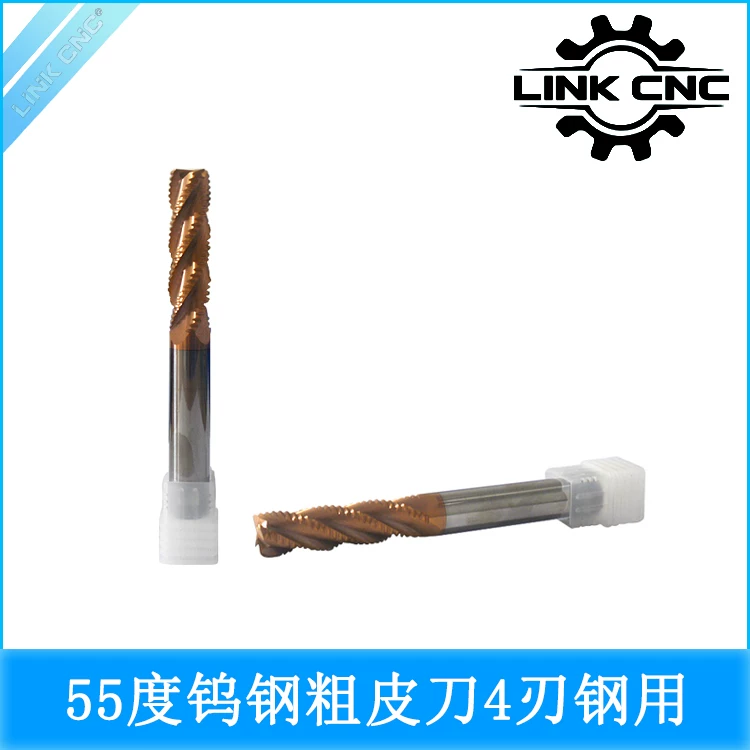 [EG-060] Carbide 4-Flute Roughing End Mill 55°