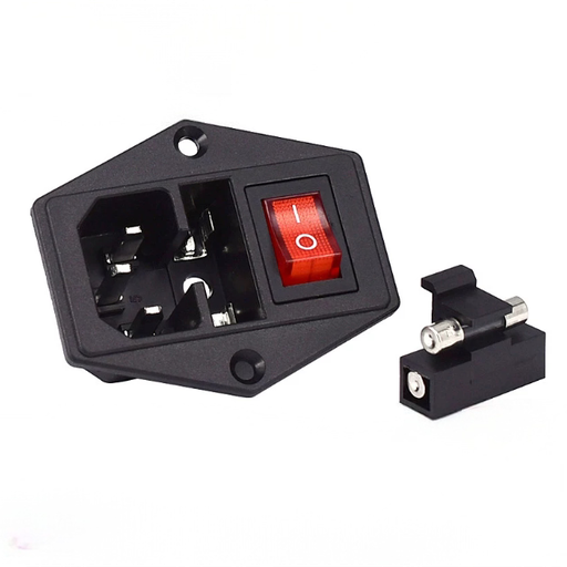 Power Inlet Socket (with switch & fuse)