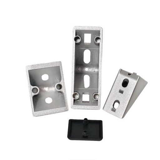 Zinc Die-Cast Corner Bracket (with cover)